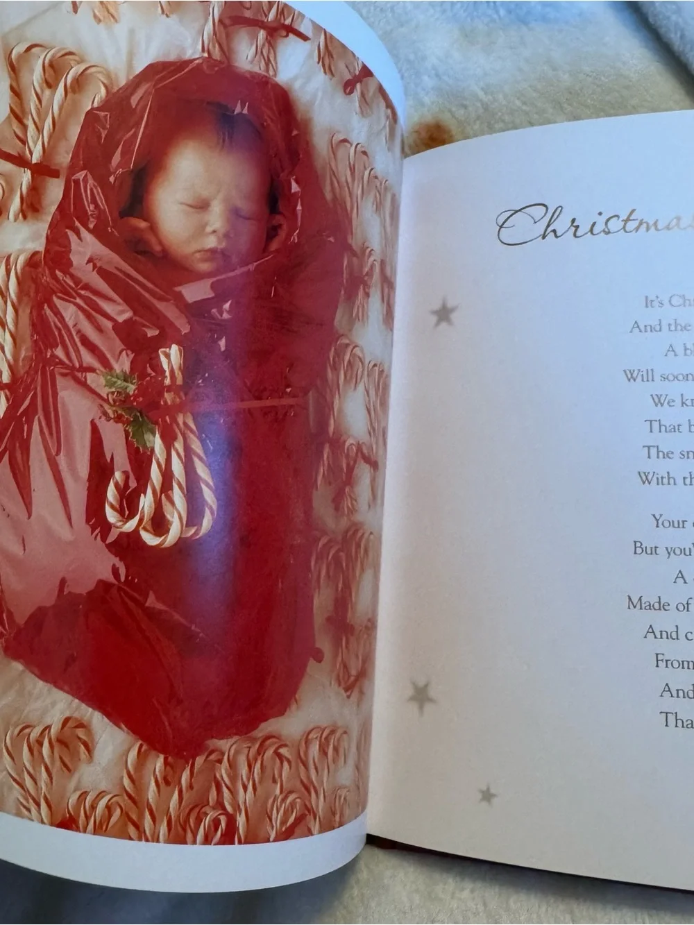 2006 Christmas Joy Holiday Photo Book Anne Geddes Hardback Vintage